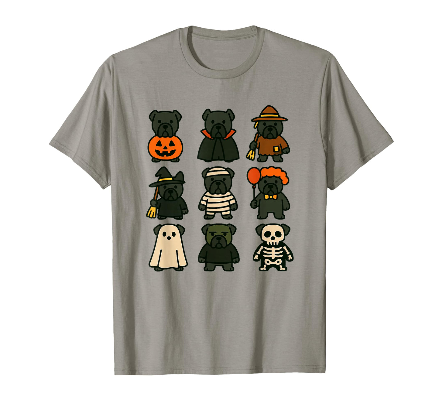 Cane Corso Halloween Costume Funny Scary Dog Ghost Witch T-Shirt