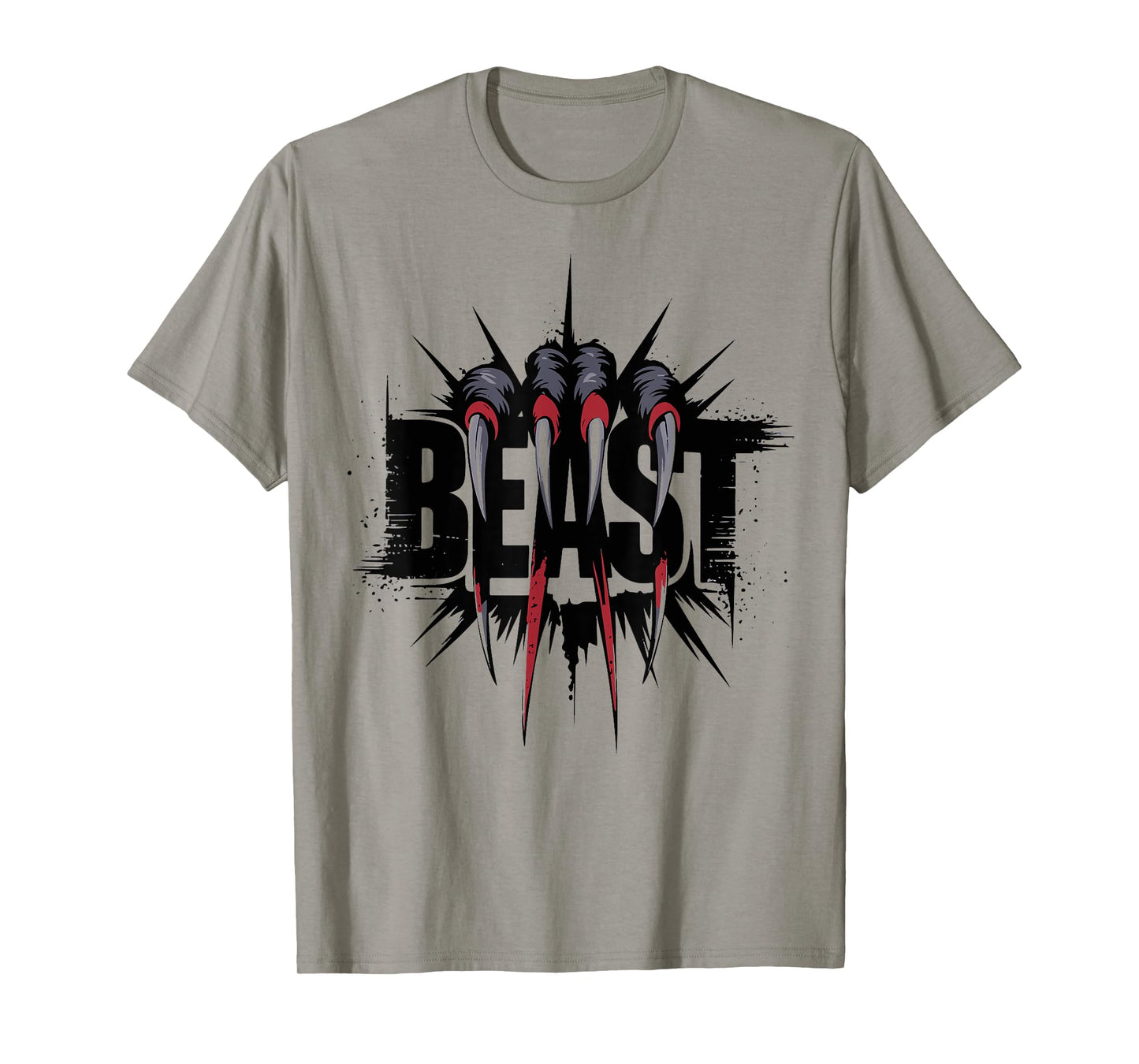 Gym Workout Training Beast Fitness Weight Loss Exercise T-Shirt