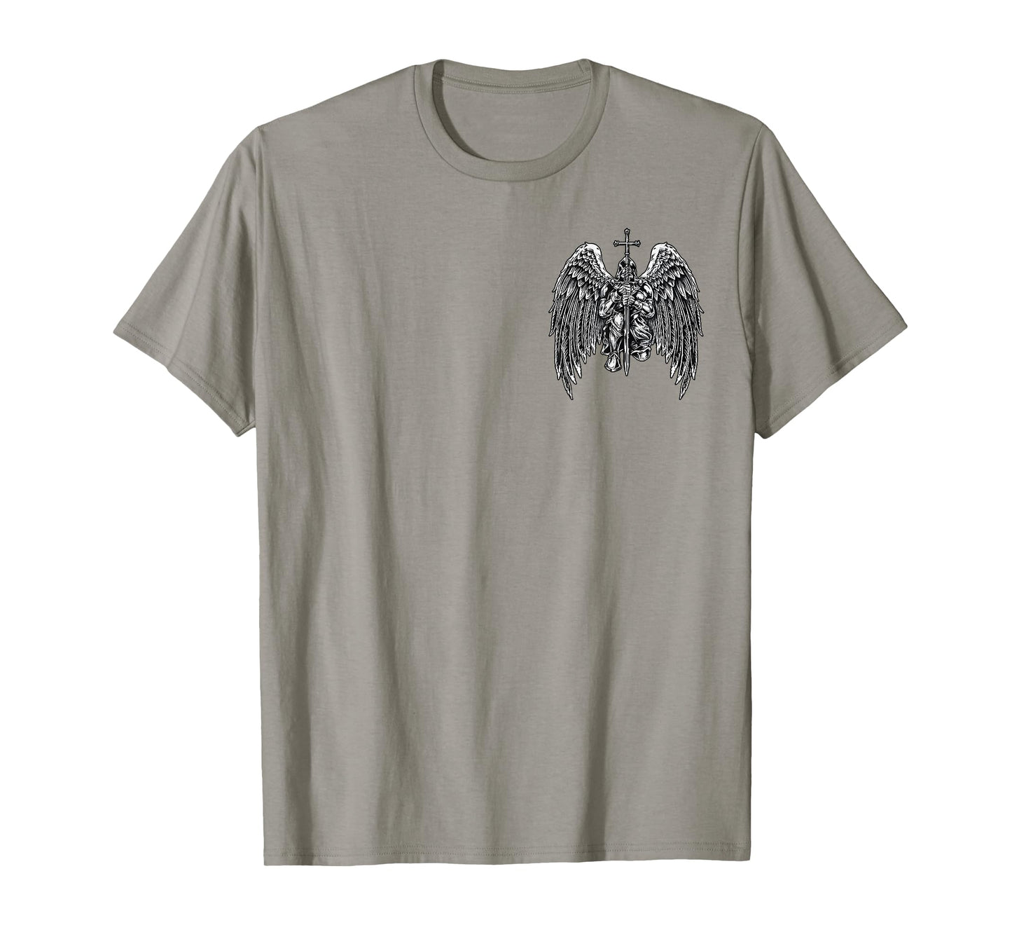 Saint Michael Defend Us In Battle (2 Sides) T-Shirt