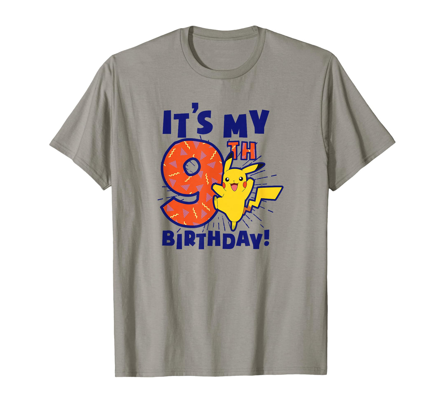 Pokémon Pikachu It's My 9th Birthday Awesome Celebration T-Shirt