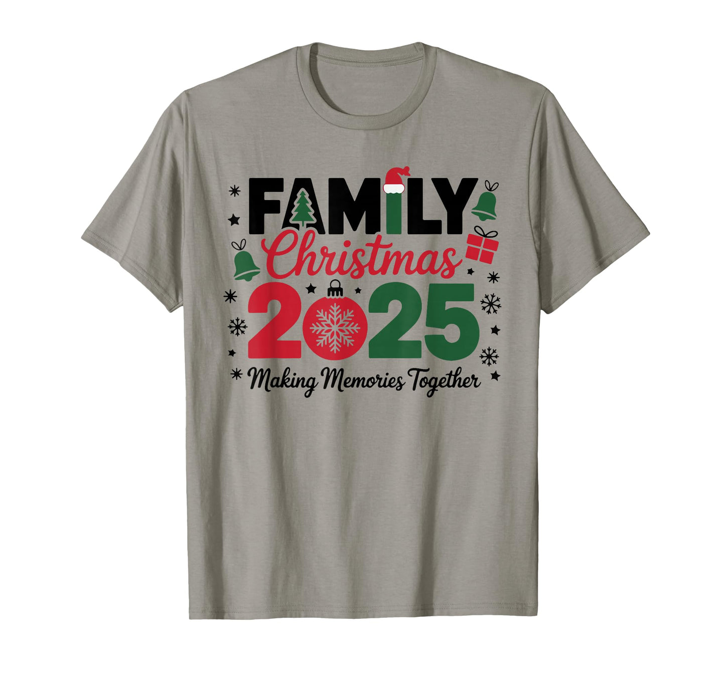 Family Christmas 2025 Making Memories Together Xmas Matching T-Shirt