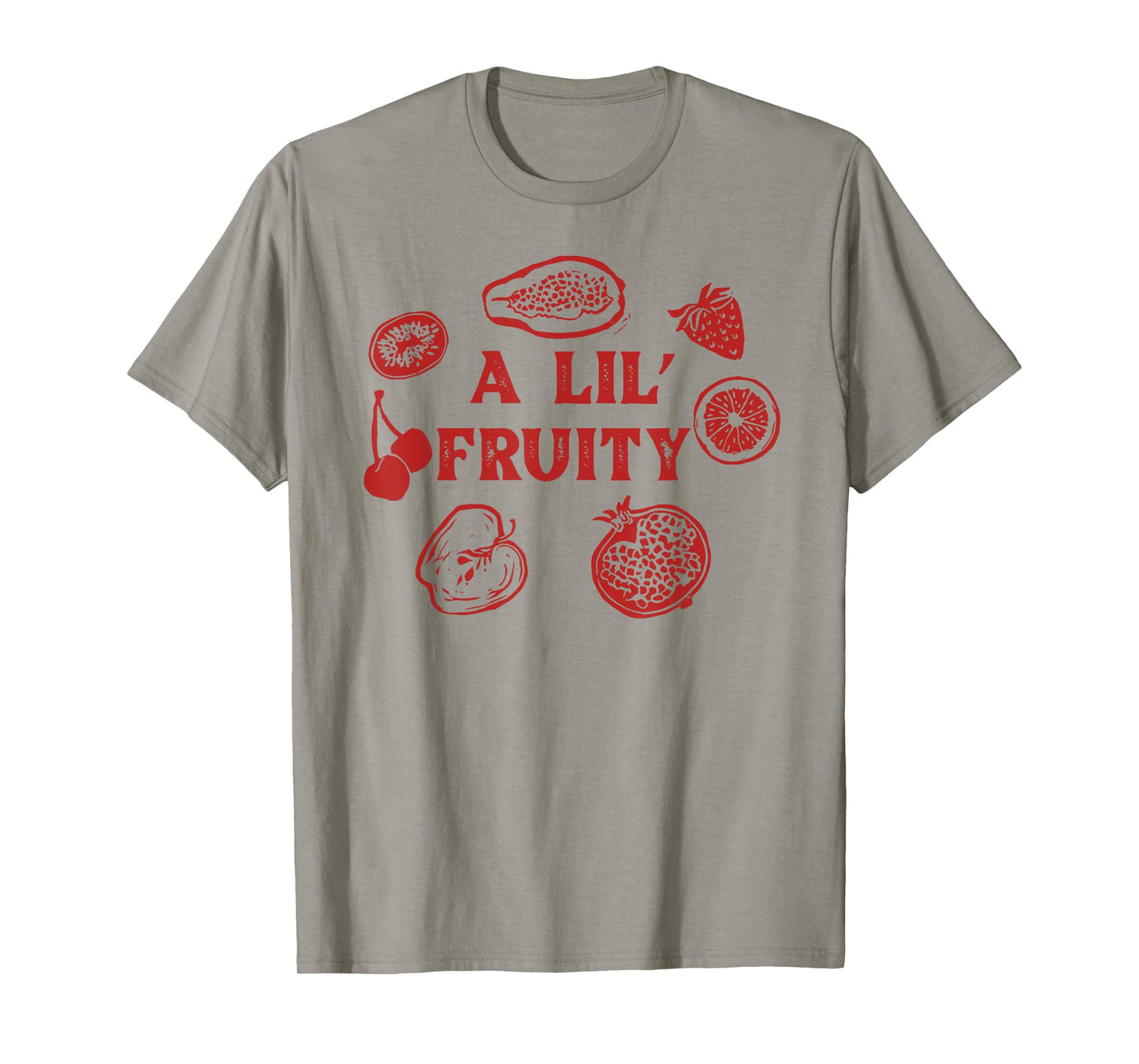 Lil Fruity Retro Style Fruits Lesbian Gay LGBTQ Pride Month T-Shirt