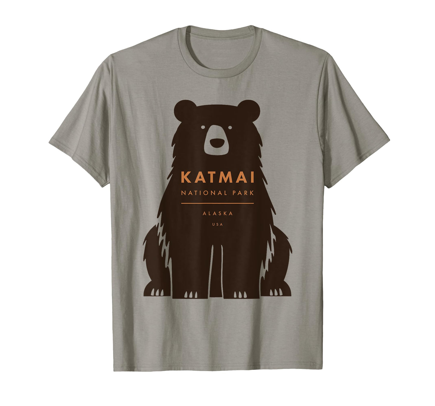 Katmai National Park Alaska Retro Vintage Bear T-Shirt