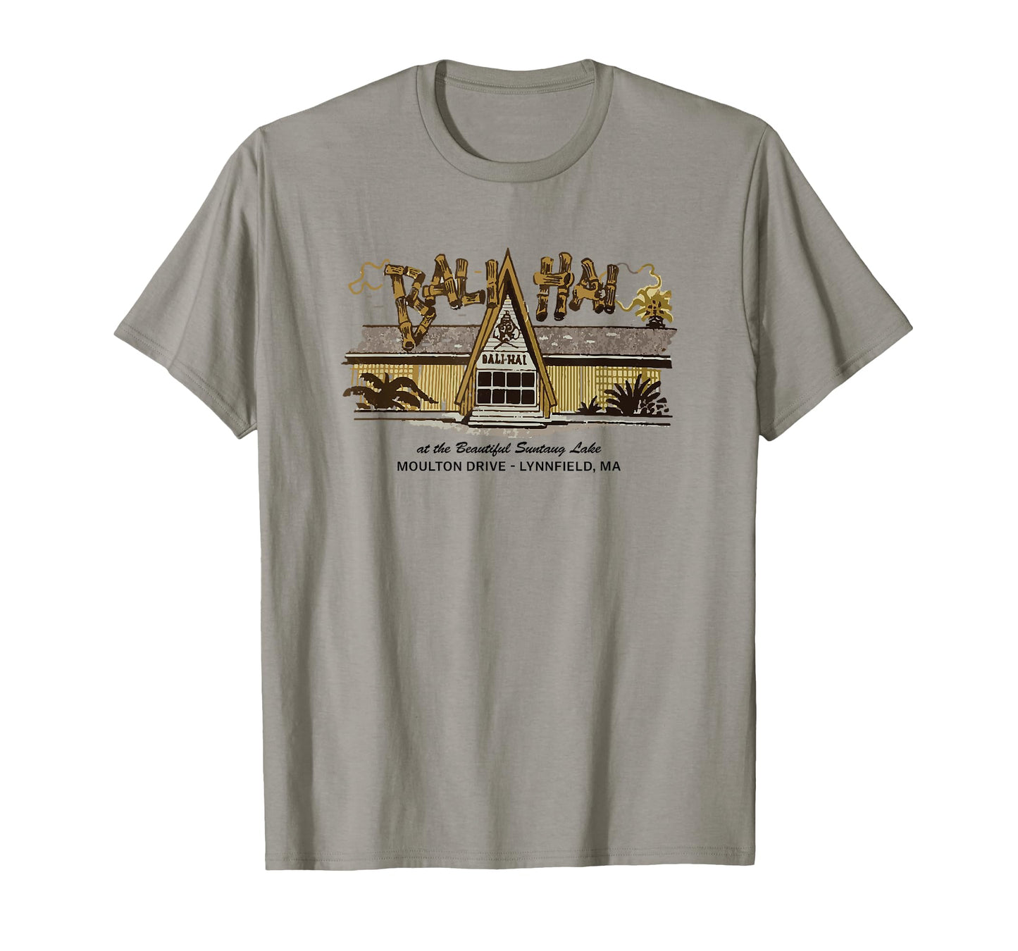 Bali Hai Retro Tiki Lounge Tee Hipster Vintage Men's Graphic T-Shirt