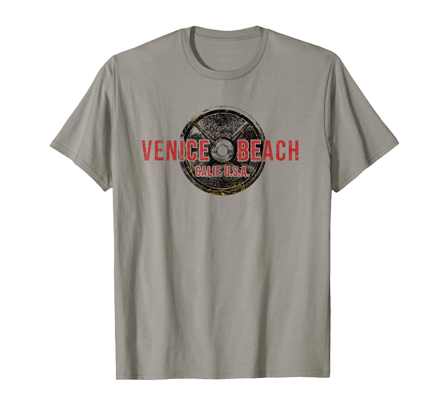 Bodybuilding Venice Beach California Weightlifting Gym T-Shirt