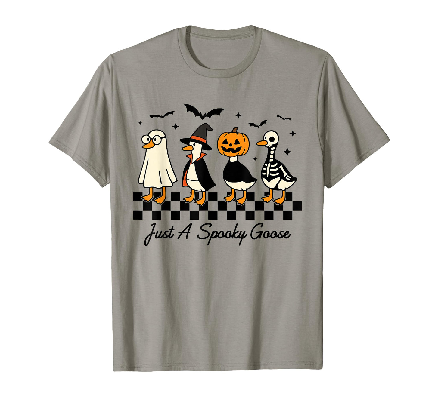 Just A Spooky Goose Halloween Funny Halloween T-Shirt
