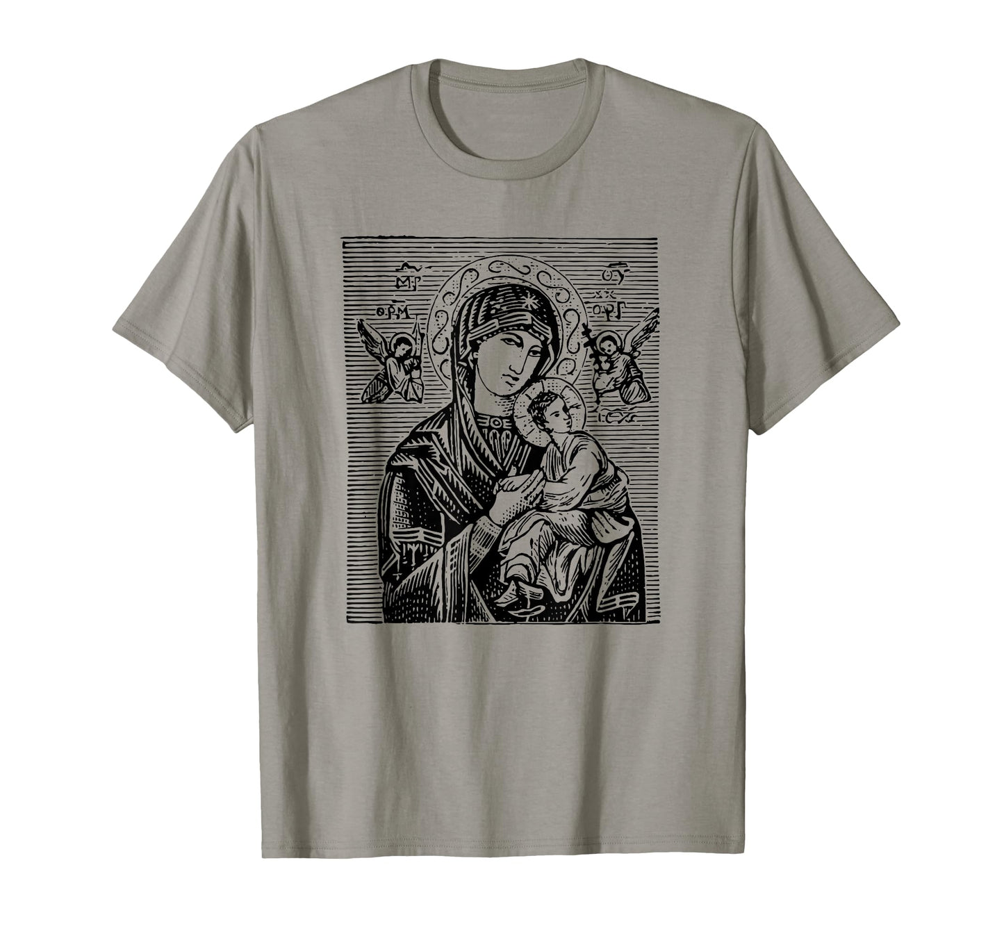 Virgin Mary - Religious Icon Art DTF448a T-Shirt