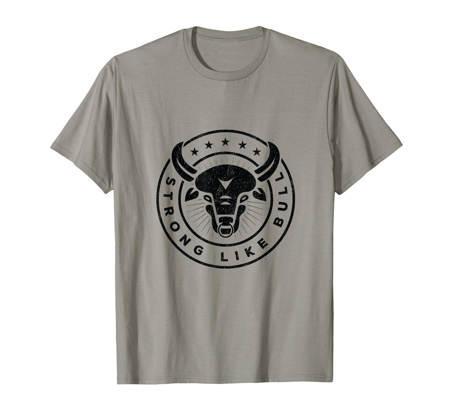 Strong Like A Bull Powerlifting Bodybuilding T-Shirt