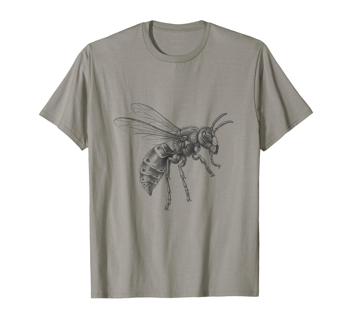 Vintage Hornet Drawing Art Design T-Shirt