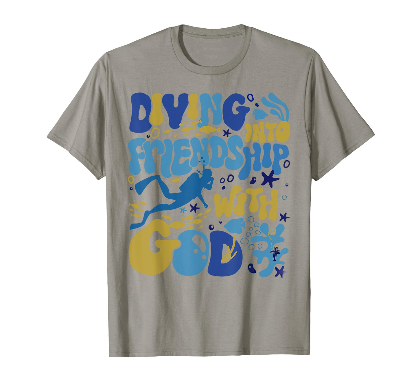 Diving Into Friendship With God Underwater Scuba VBS 2024 T-Shirt