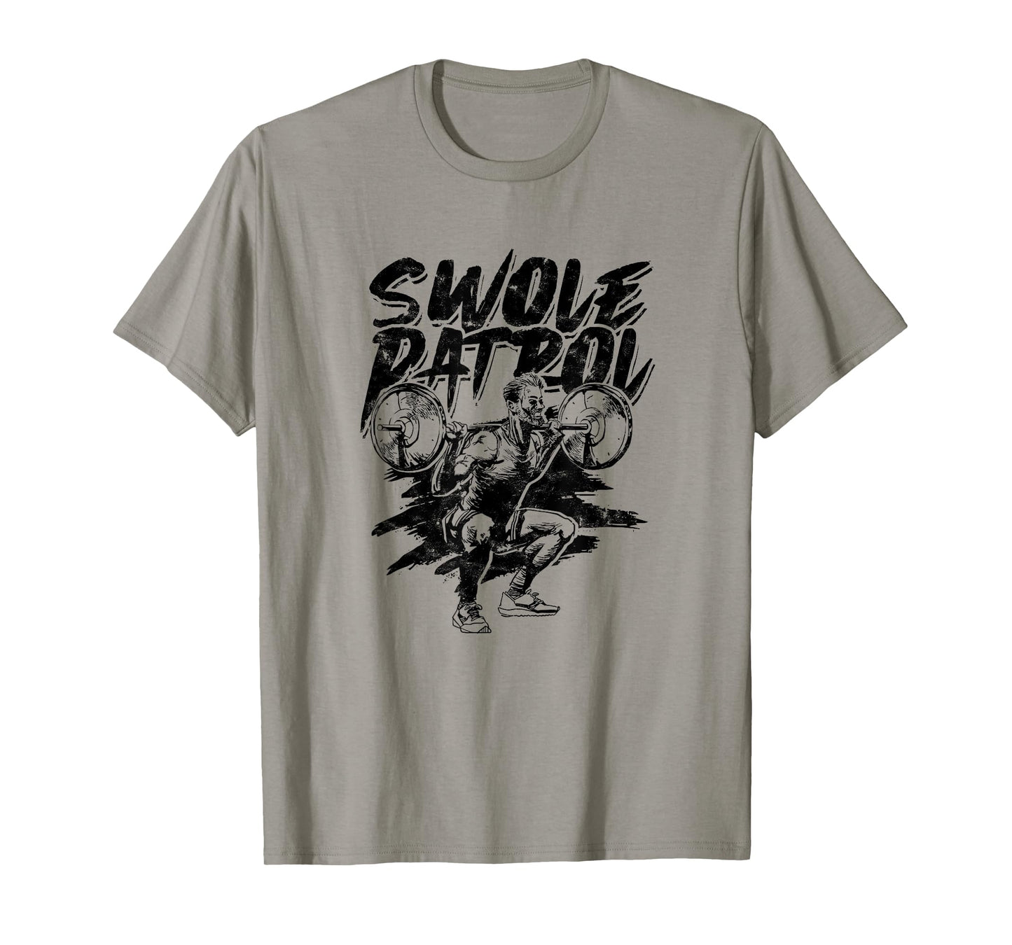 Swole Patrol β Gym bodybuilder training, weight gain T-Shirt