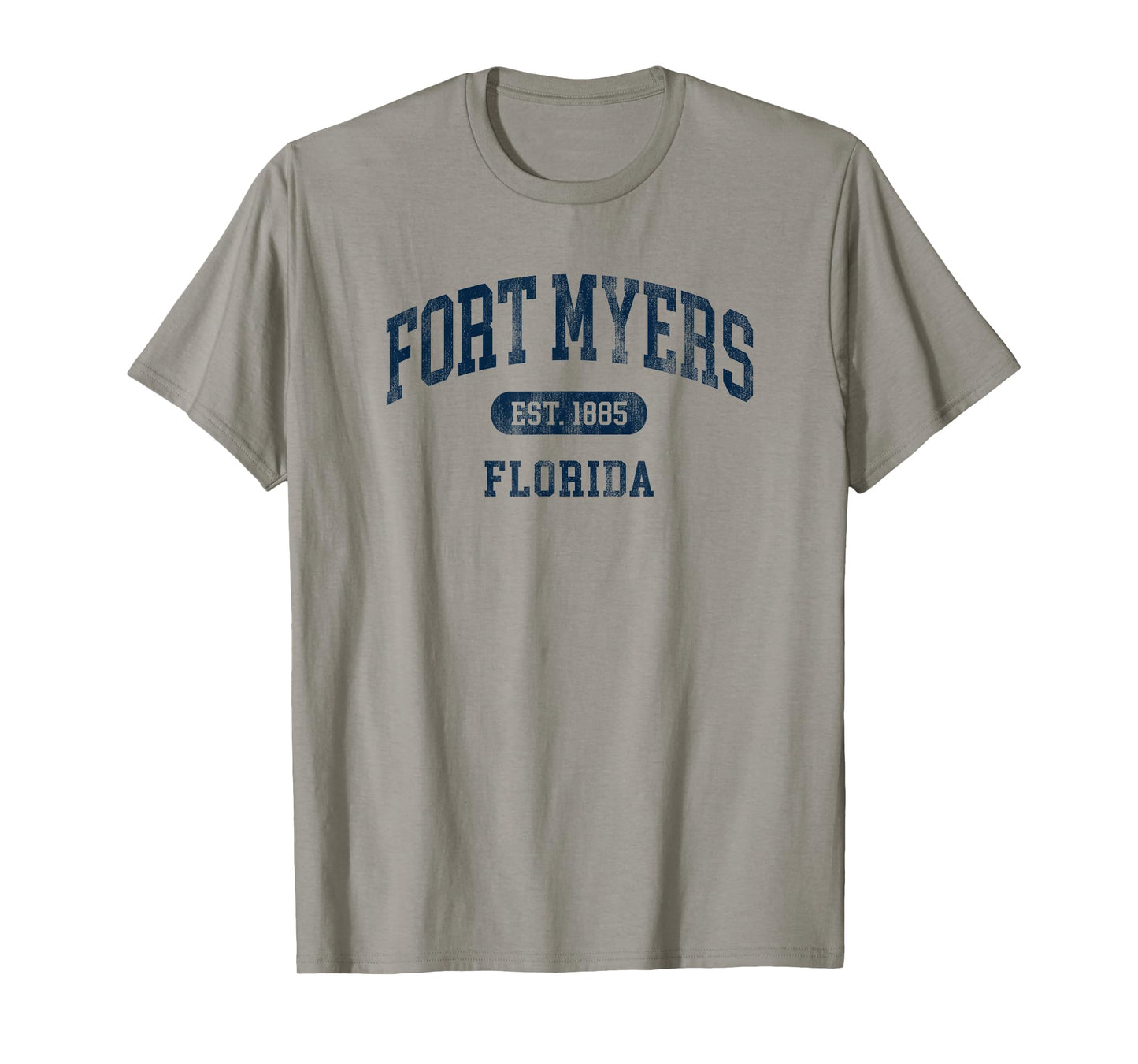 Vintage Fort Myers Florida Retro Preppy Throwback Mens T-Shirt