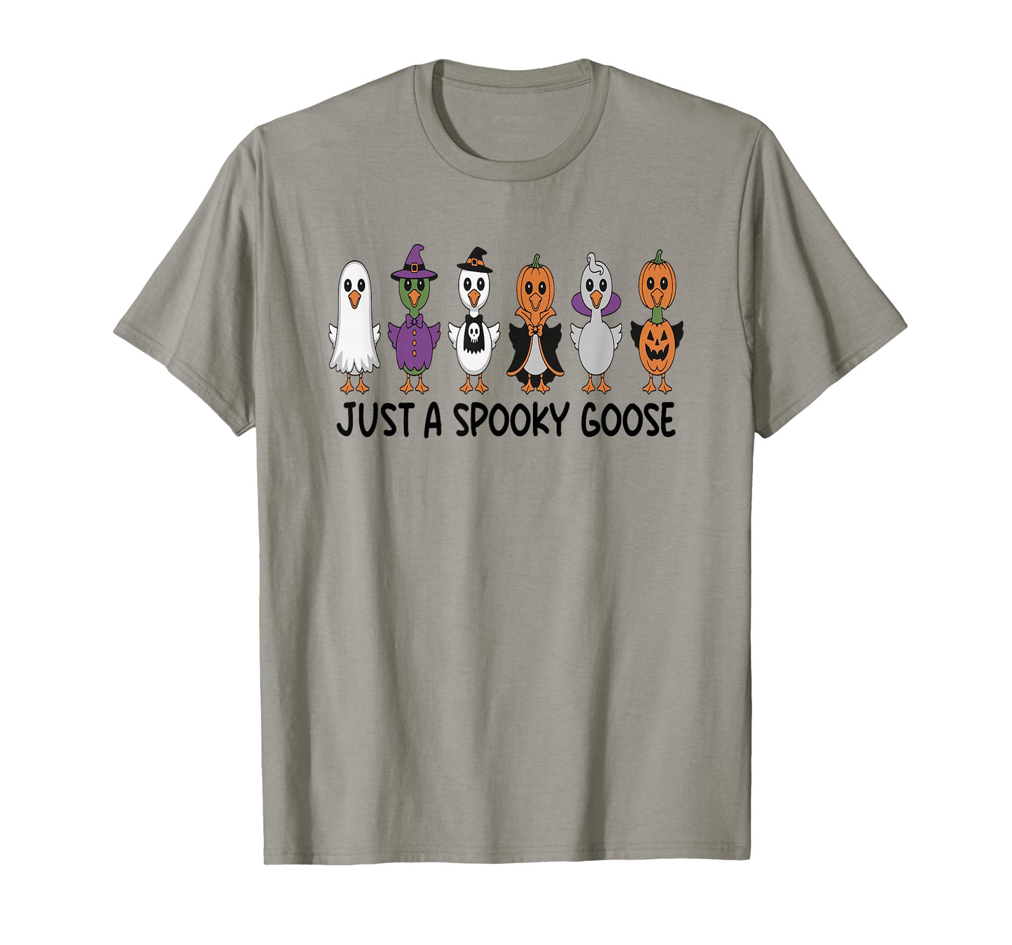 Cute Halloween Goose Desing for Kids Funny Spooky Geese T-Shirt