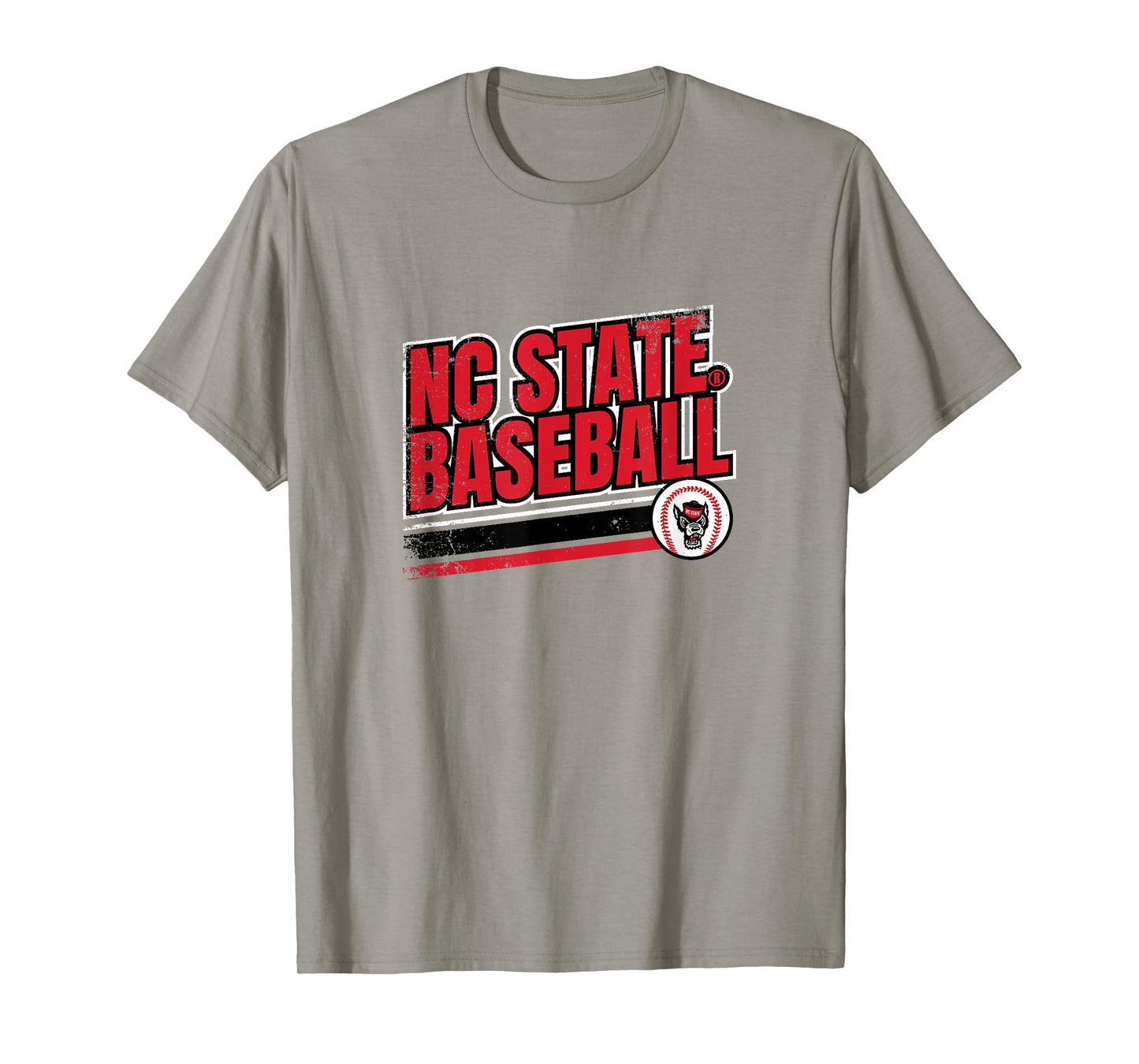 NC State Wolfpack: Retro Baseball T-Shirt