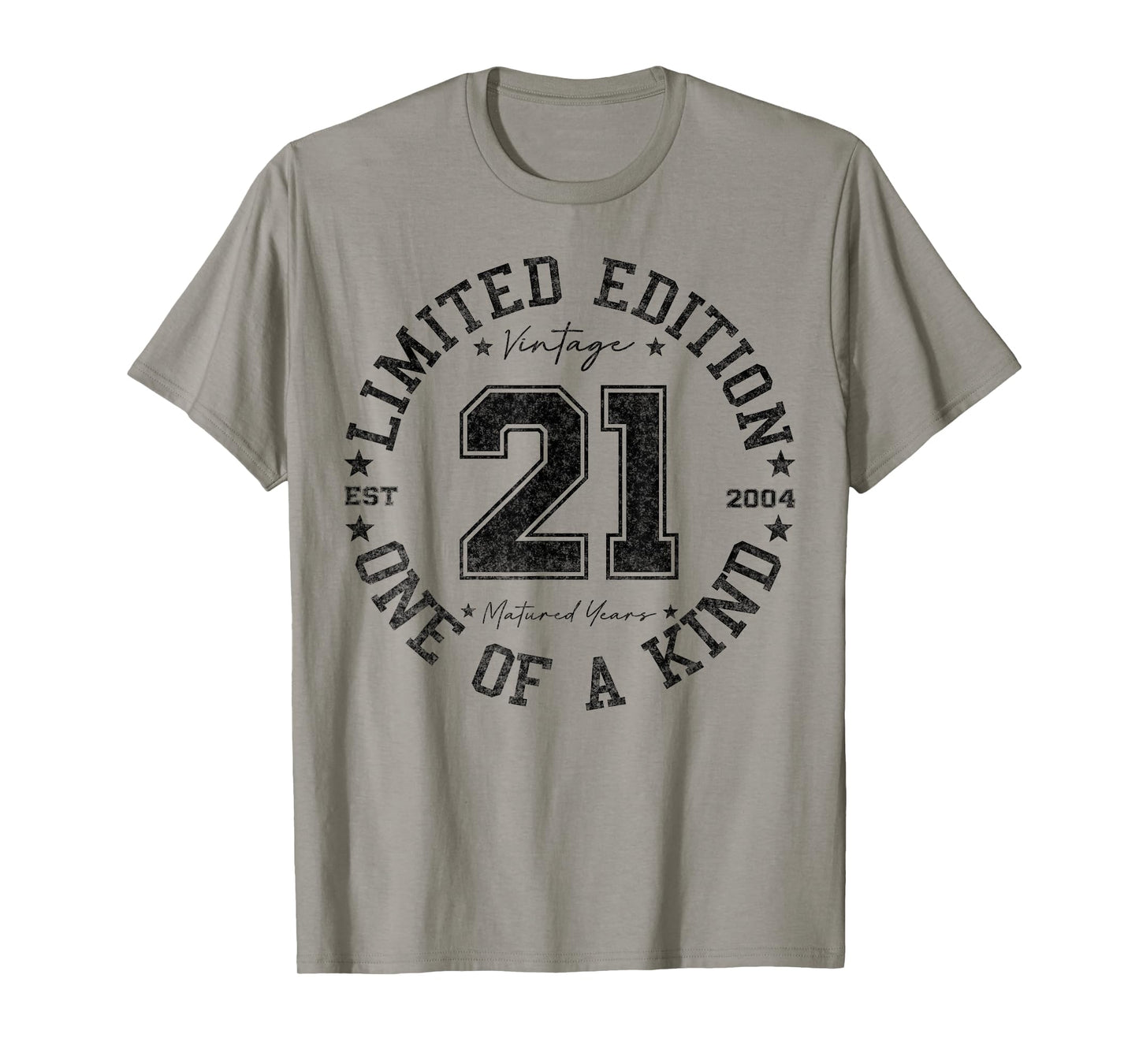 21 Year Old Gifts Vintage 2004 Limited Edition 21st Birthday T-Shirt