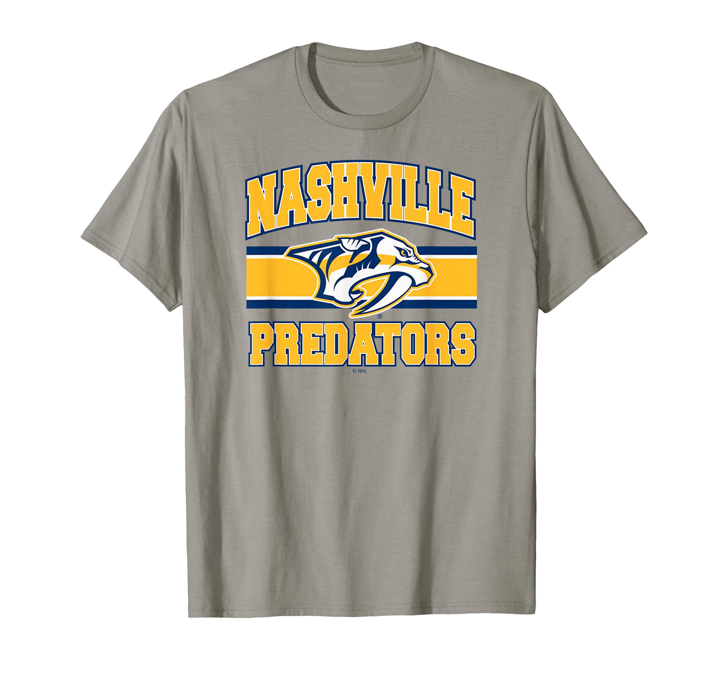 Nashville Predators Stripe Gray Officially Licensed T-Shirt