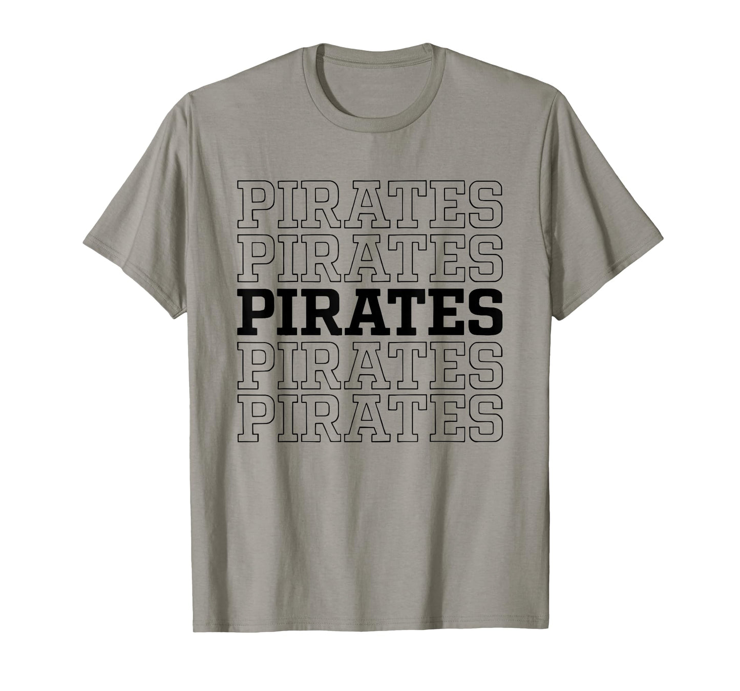 Vintage Pirates Skull Style Graphic Retro Gift For Men Women T-Shirt