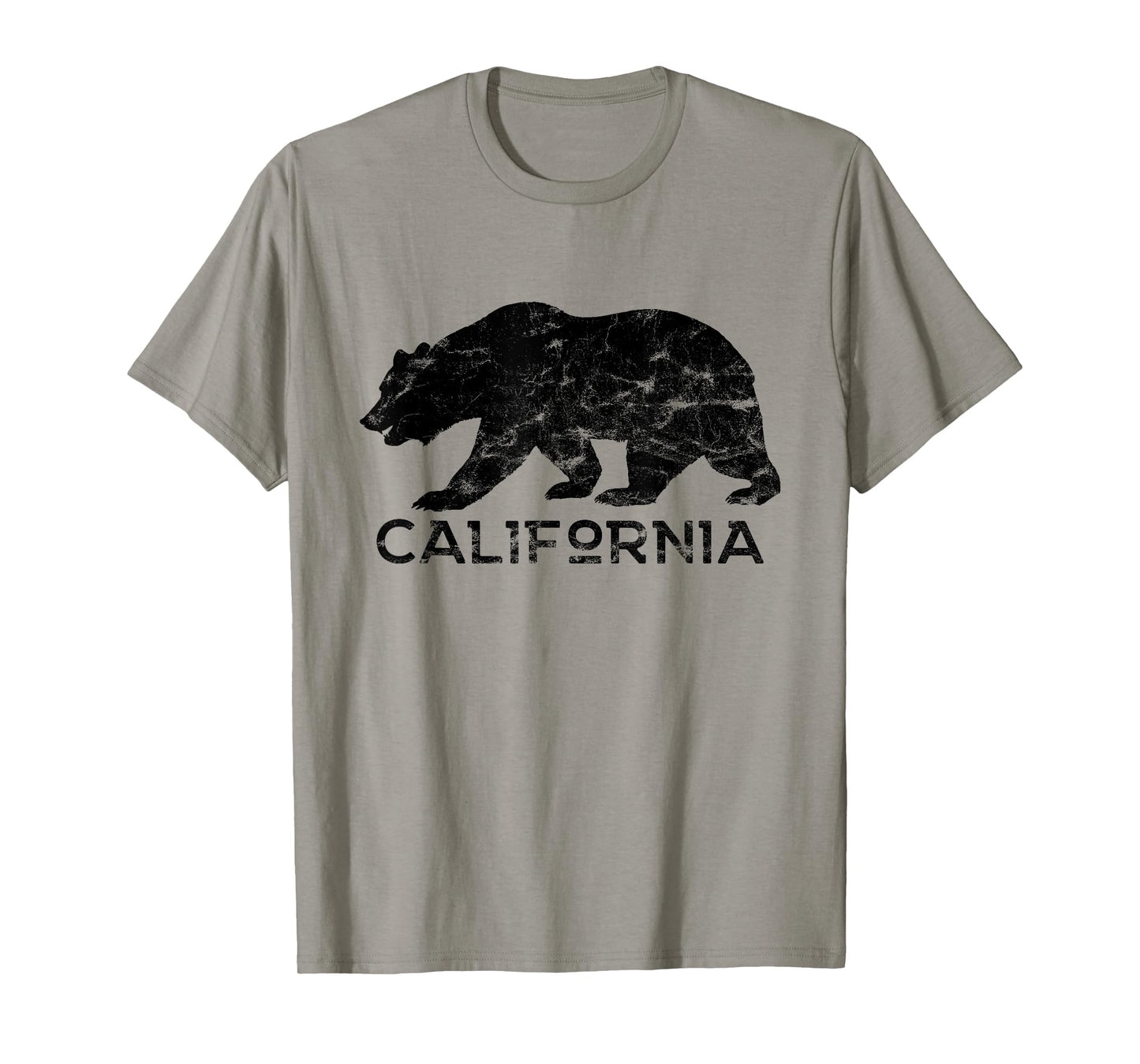 California Bear Retro Distressed Vintage T-Shirt