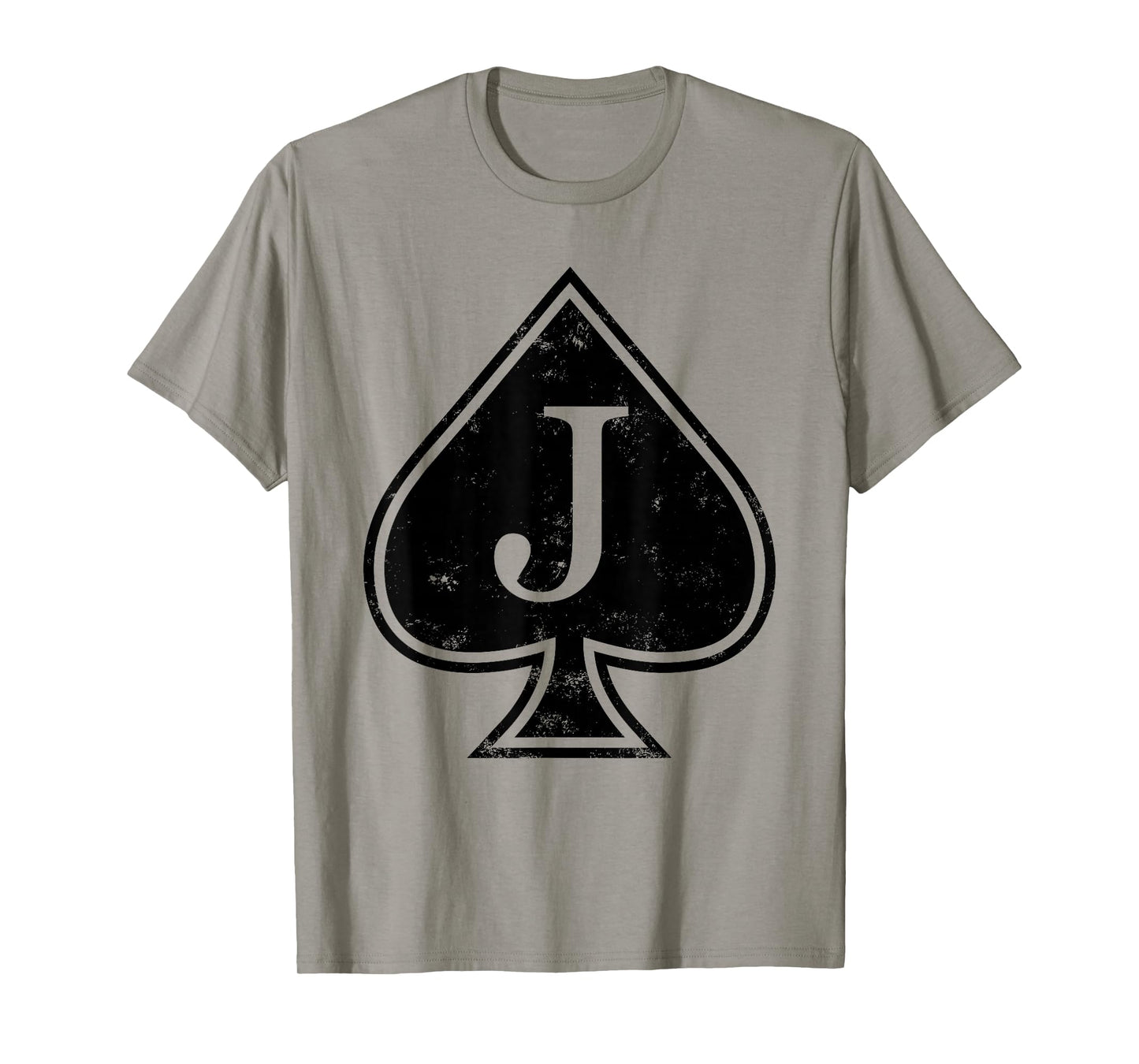 Blackjack Ace Spades Jack Playing Cards Casino Gambling T-Shirt
