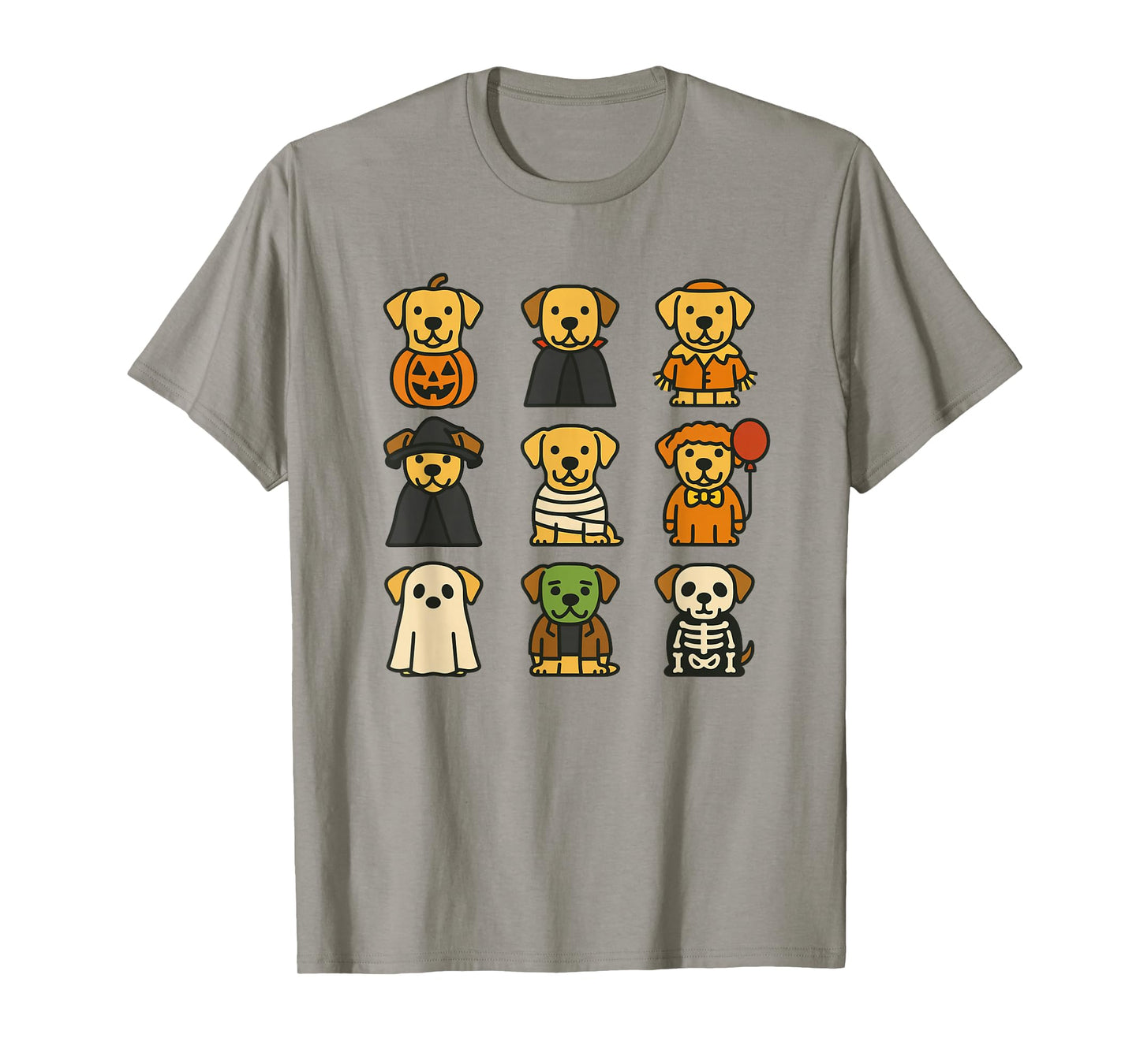 Labrador Retriever Halloween Costume Funny Scary Dog Ghost T-Shirt