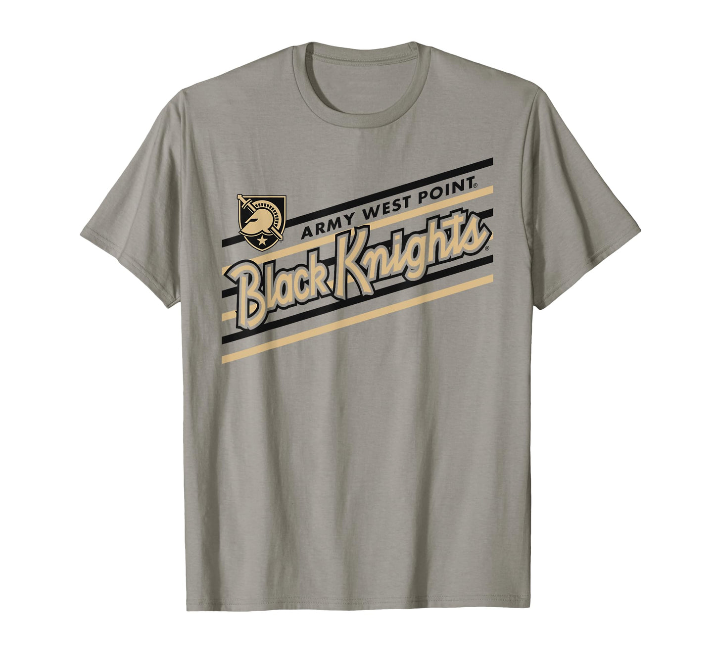 Army Black Knights Retro Performer White Officially Licensed T-Shirt