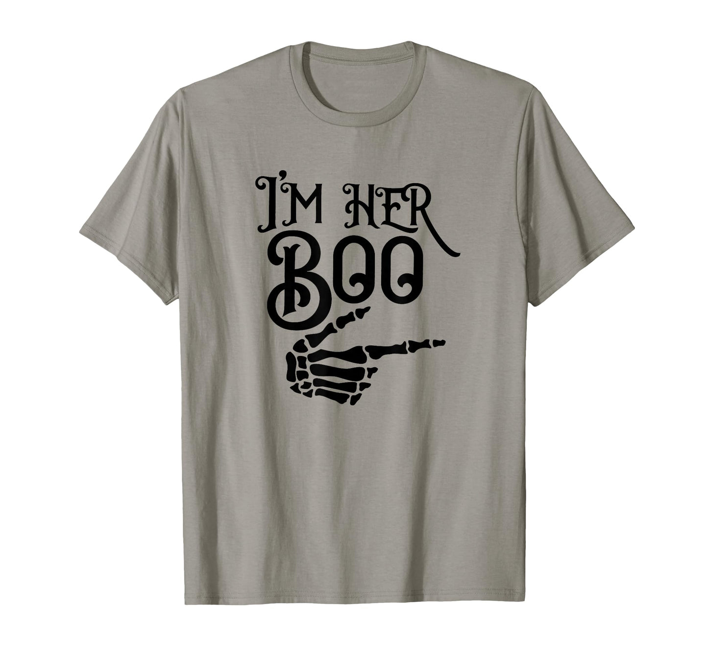 I'm Her Boo I'm His Ghoul Spooky Ghost Halloween Couple Men T-Shirt