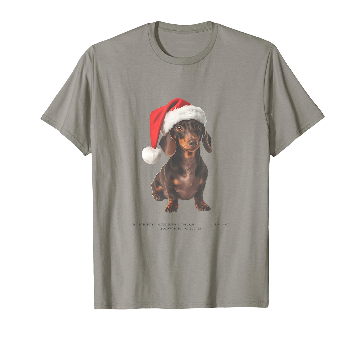 Dachshund Christmas Dog Vintage T-Shirt