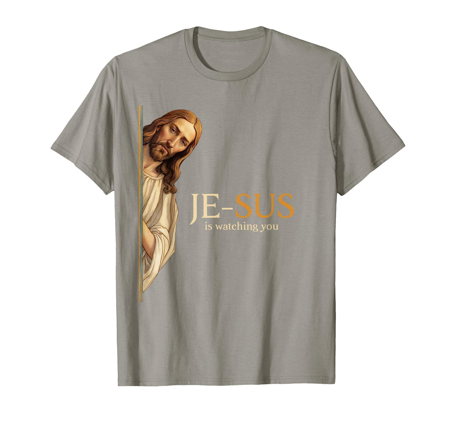 Spiritual watchful Jesus Jesus is watching you T-Shirt