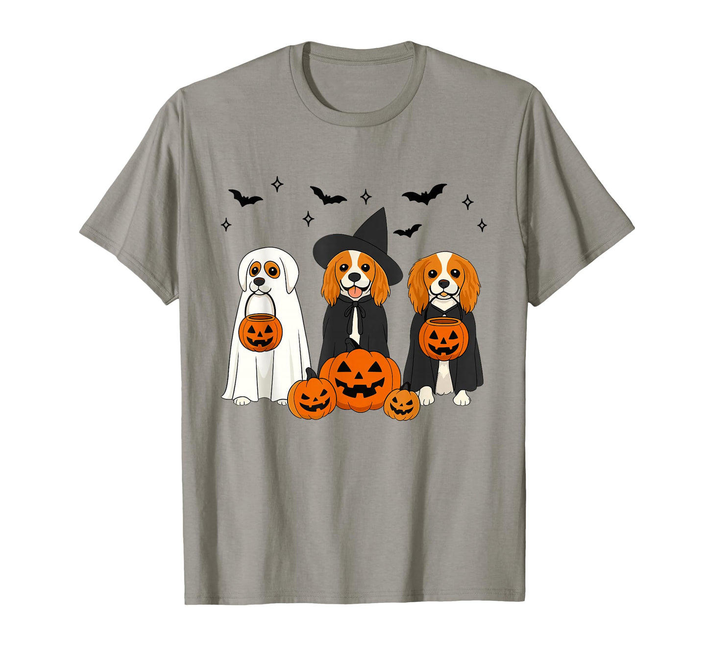 Cavalier King Charles Spaniel Halloween Cavalier Witch Lover T-Shirt