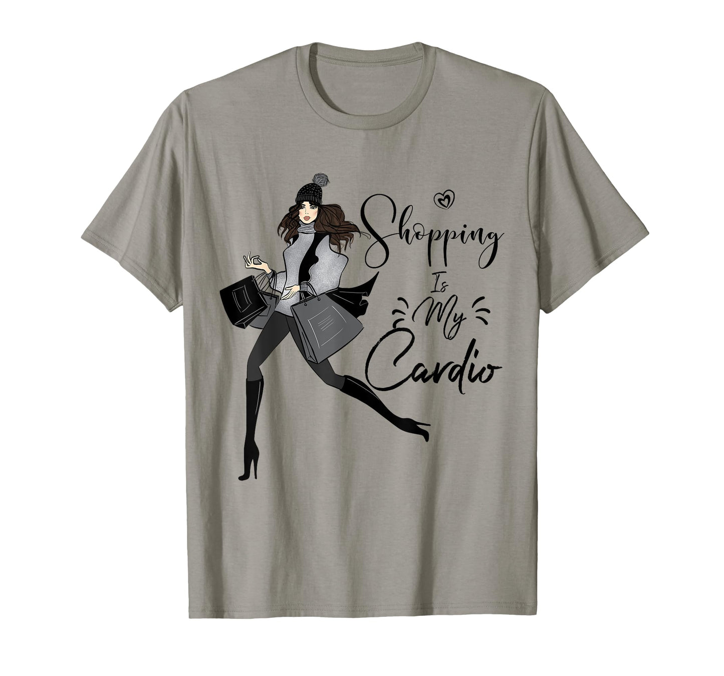 Shopping is my Cardio I Fitness Gym Tee T-Shirt