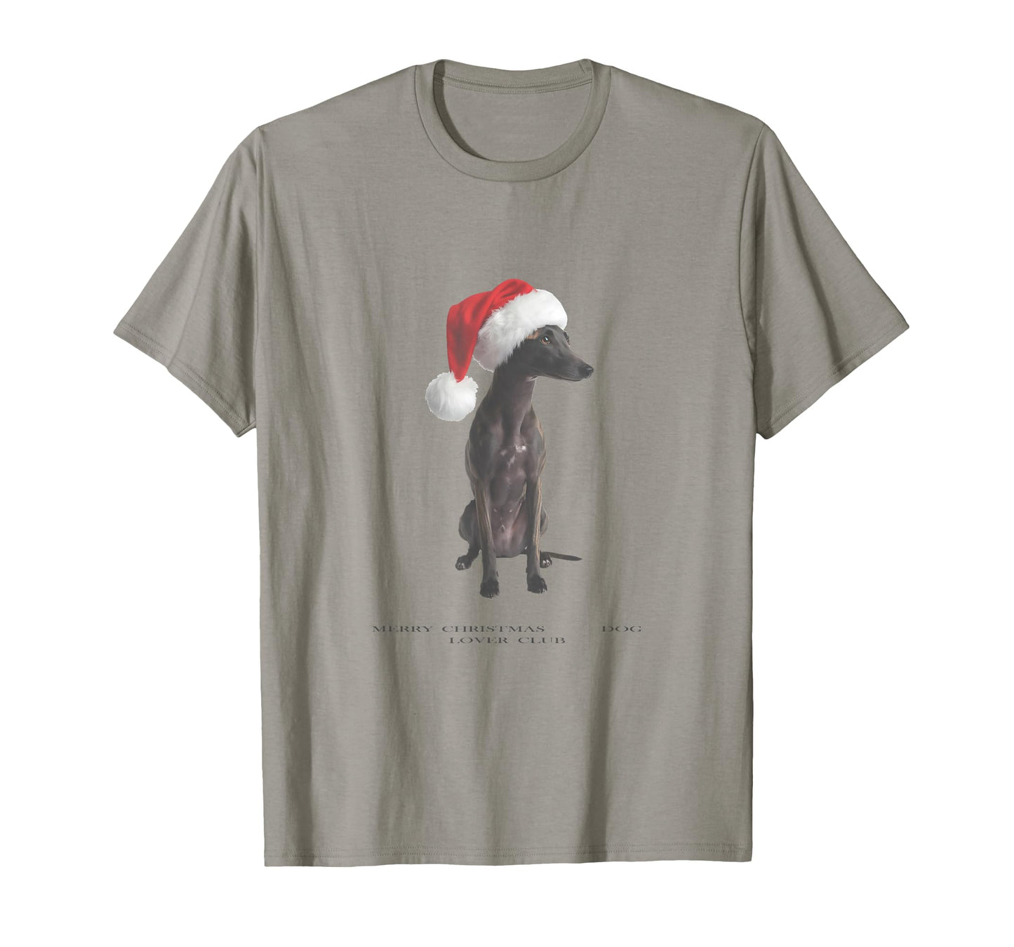 Whippet Christmas Dog Vintage T-Shirt