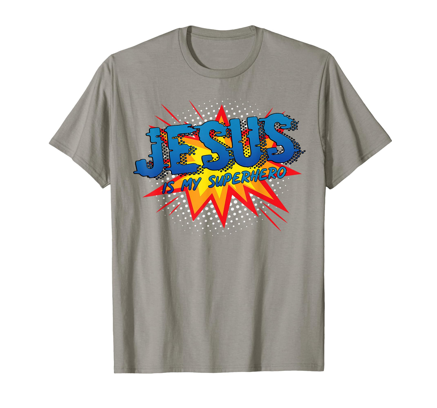 Jesus Is My Superhero Cute Powerful Christian Gift Comic T-Shirt