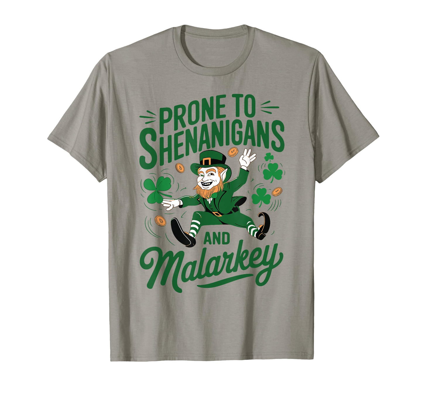 St Patrick Day Prone Shenanigans Malarkey Toddler Boy Irish T-Shirt
