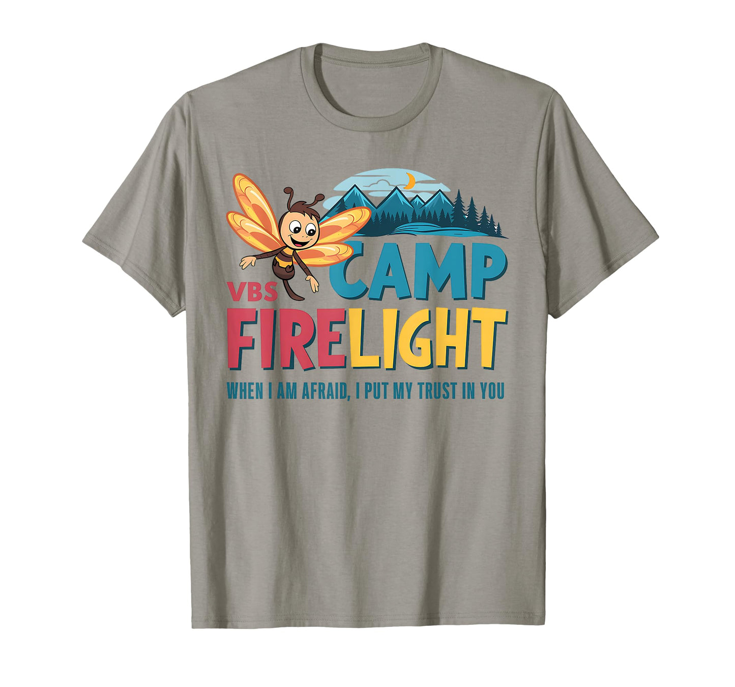 Camp Firelight VBS Camp Vacation Bible School Firework 2025 T-Shirt