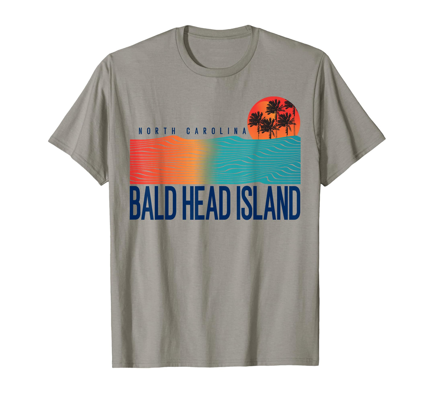 Bald Head Island Beach North Carolina Women Men Surfboarding T-Shirt