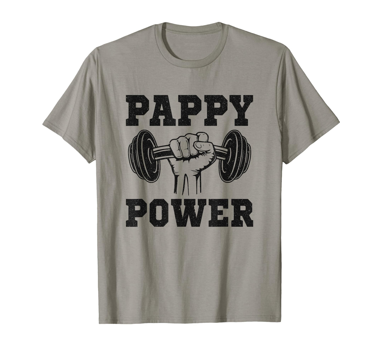 Grandpa Power Gym Lover Pappy Workout Fitness T-Shirt