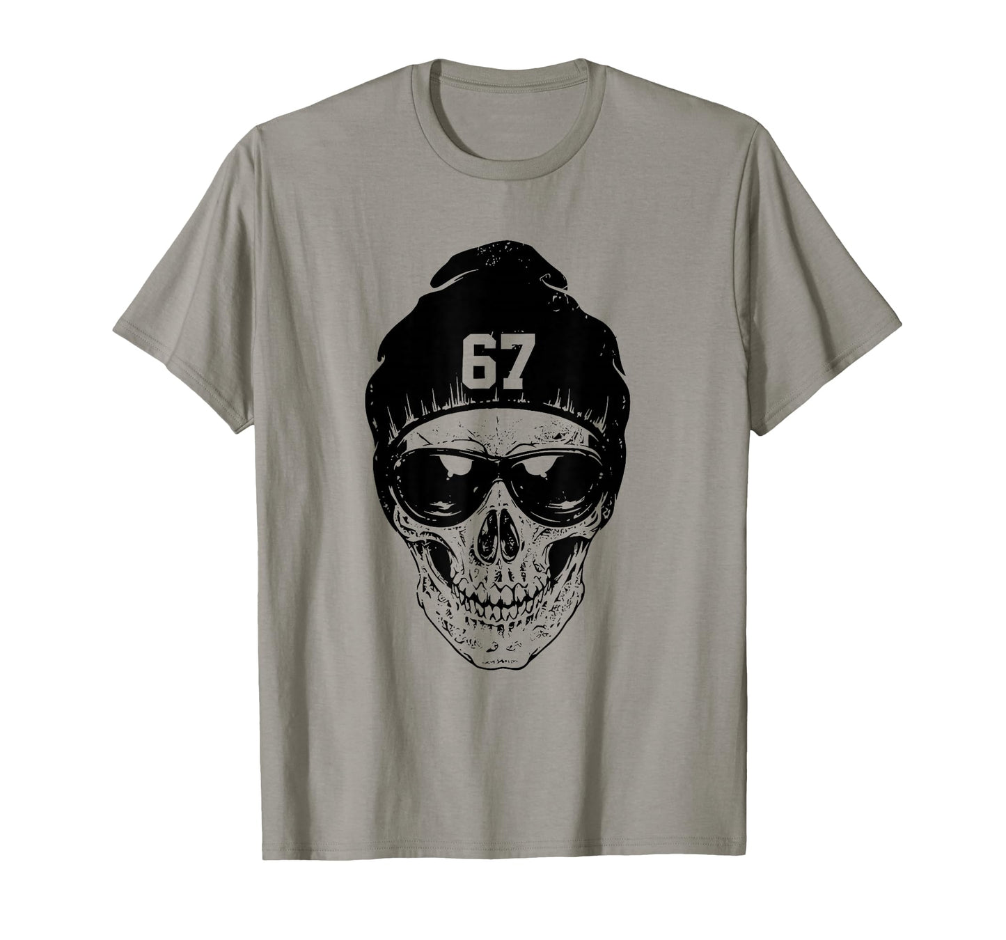 67 Six Seven 67 Meme Funny Distressed 67 Number Sports T-Shirt