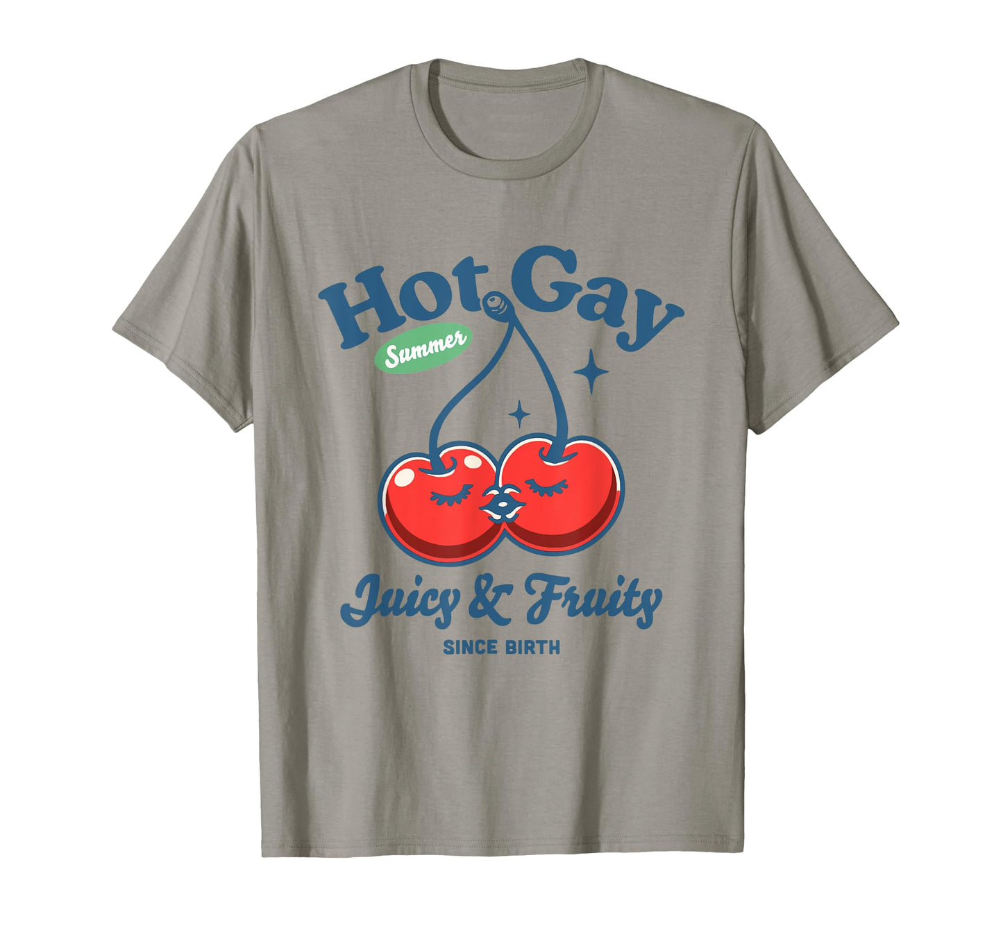 Vintage Hot Gay Summer Juicy and Fruity Gay Pride LGBTQ T-Shirt
