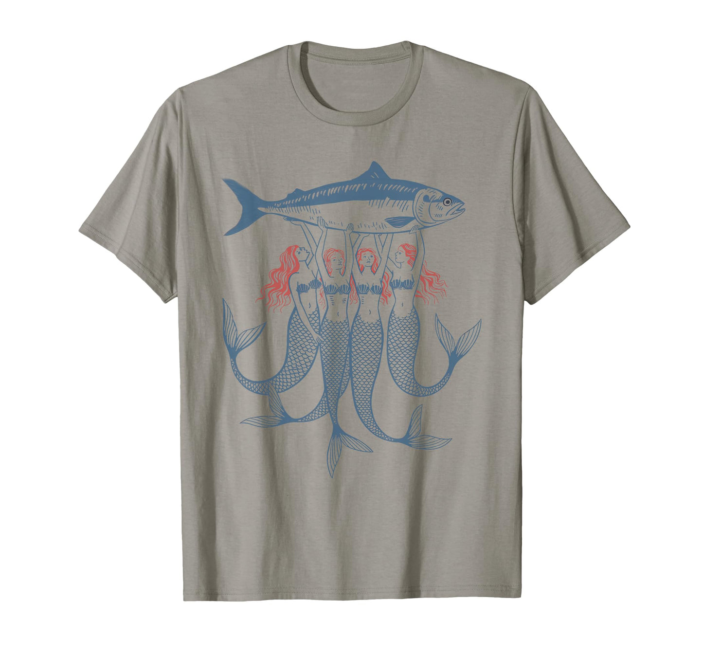 Sardines Fish Mermaid Ocean T-Shirt