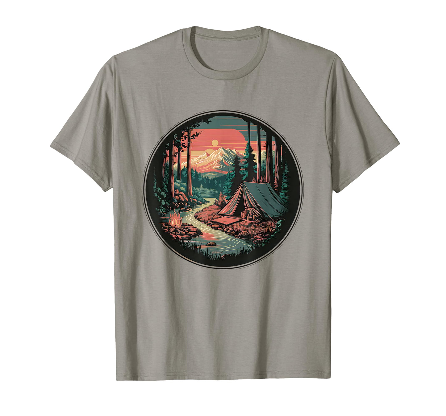 Trees Wildlife Nature Vintage Forest T-Shirt