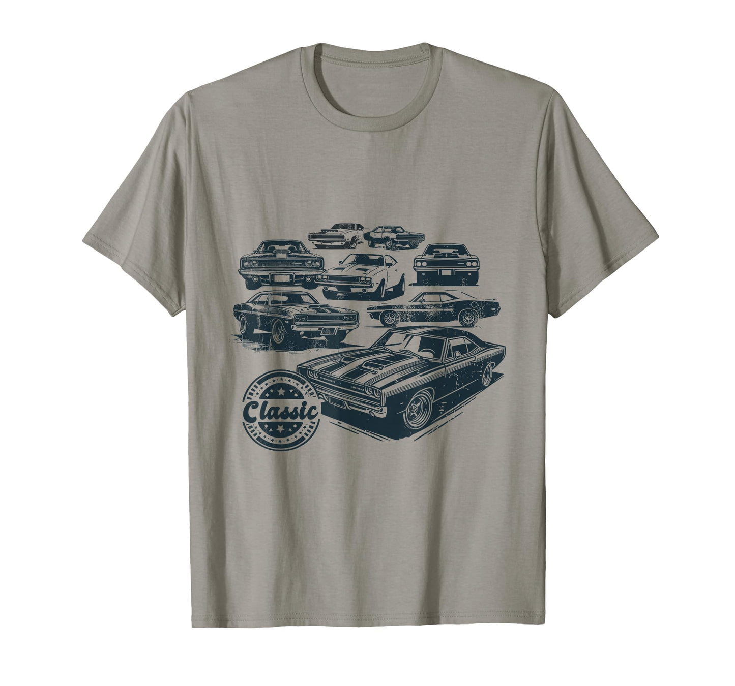 Classic Car Collection Vintage Muscle Cars T-Shirt