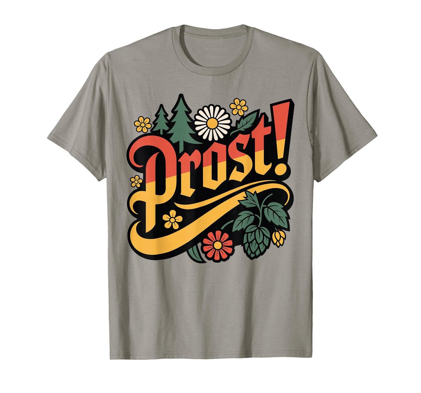 Oktoberfest Drinking Vintage German Prost Men Women T-Shirt