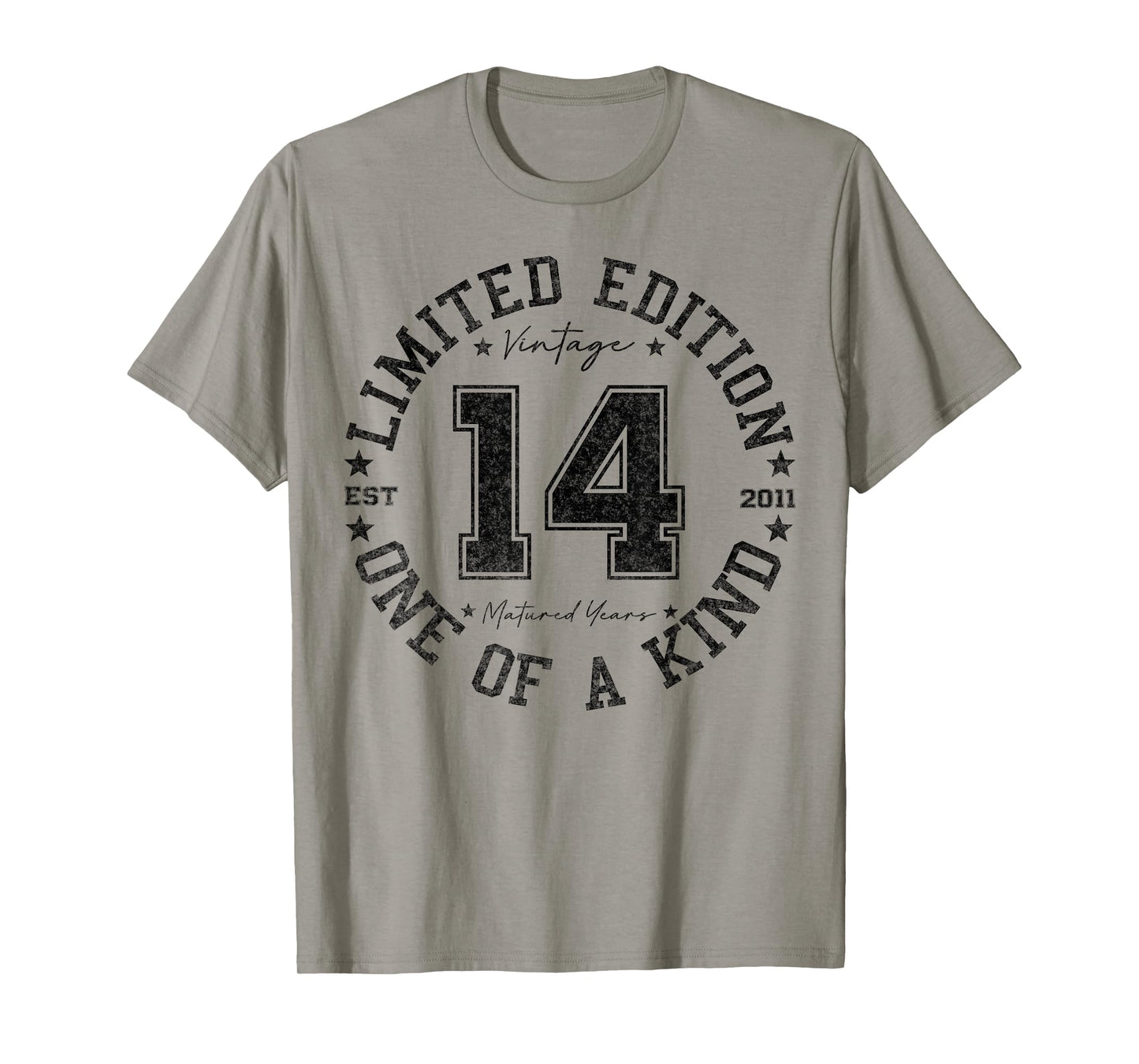 14 Year Old Gifts Vintage 2011 Limited Edition 14th Birthday T-Shirt
