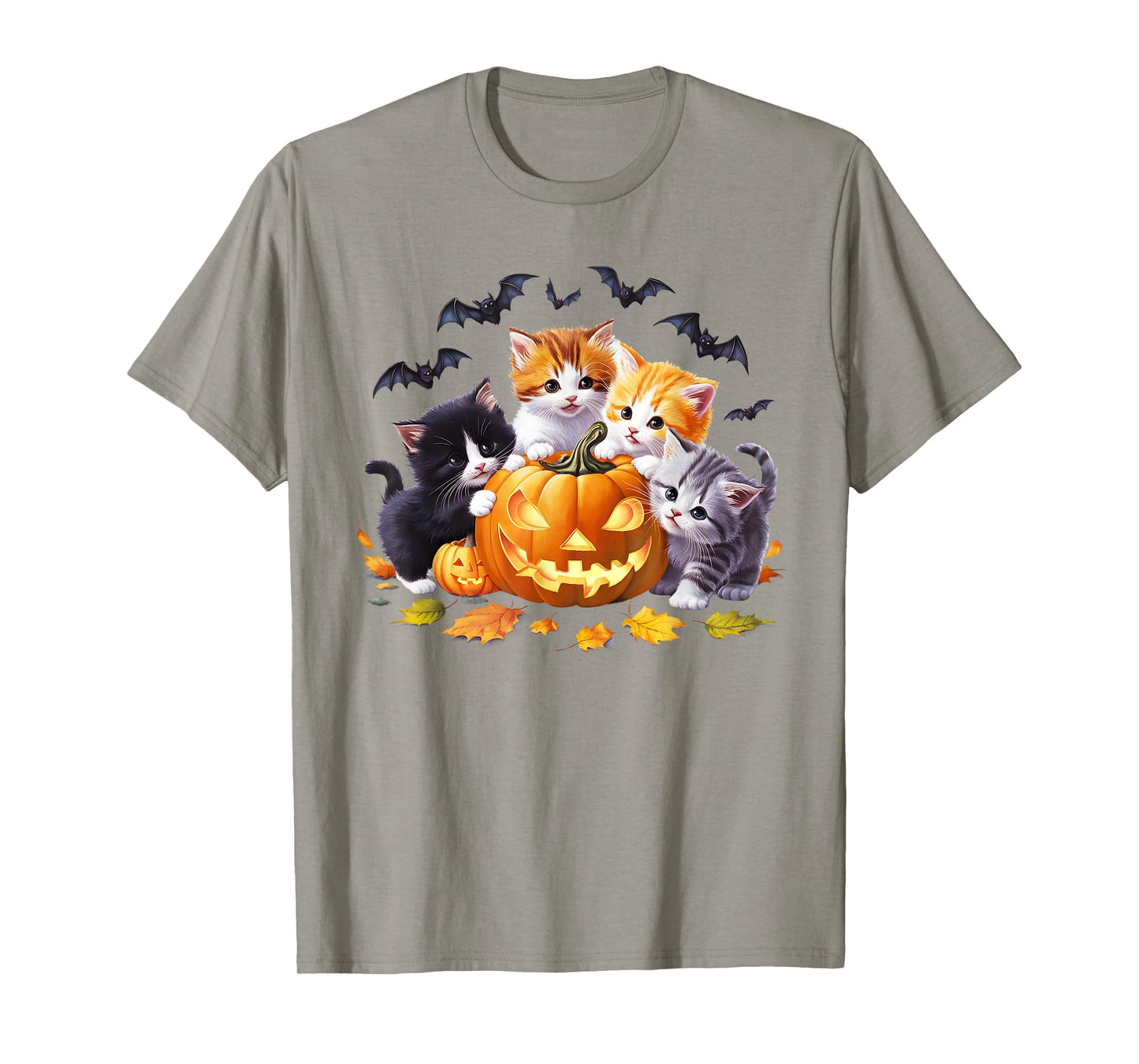 Vintage Cats Pumpkin Halloween cat pumpkin halloween costume Men Women Kids T-Shirt