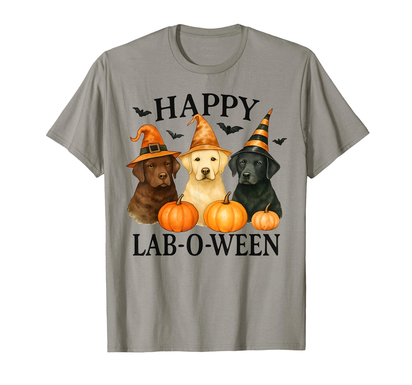 Happy Lab-O-Ween Labrador Halloween Dog Lover Design T-Shirt