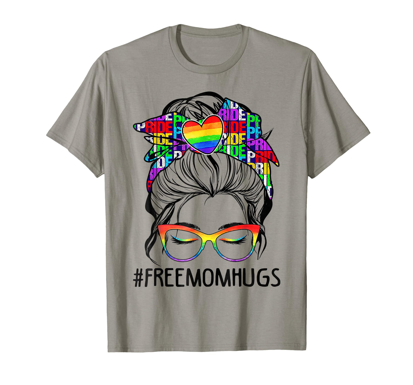 Free Mom Hugs Free Mom Hugs Inclusive Pride LGBTQIA T-Shirt