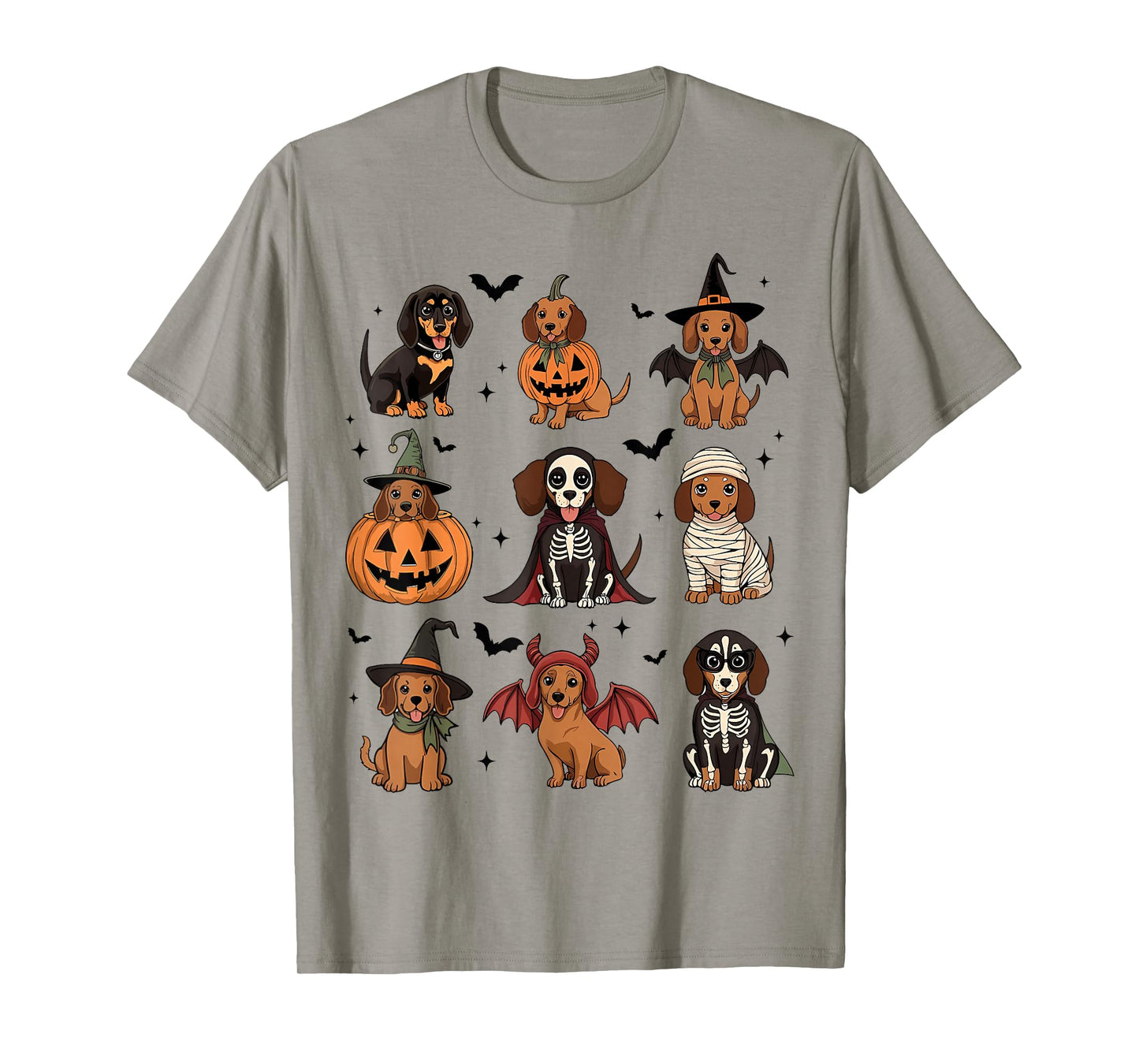 Halloween Witch Dachshund Halloweenie Spooky Weenie Dog Mom T-Shirt