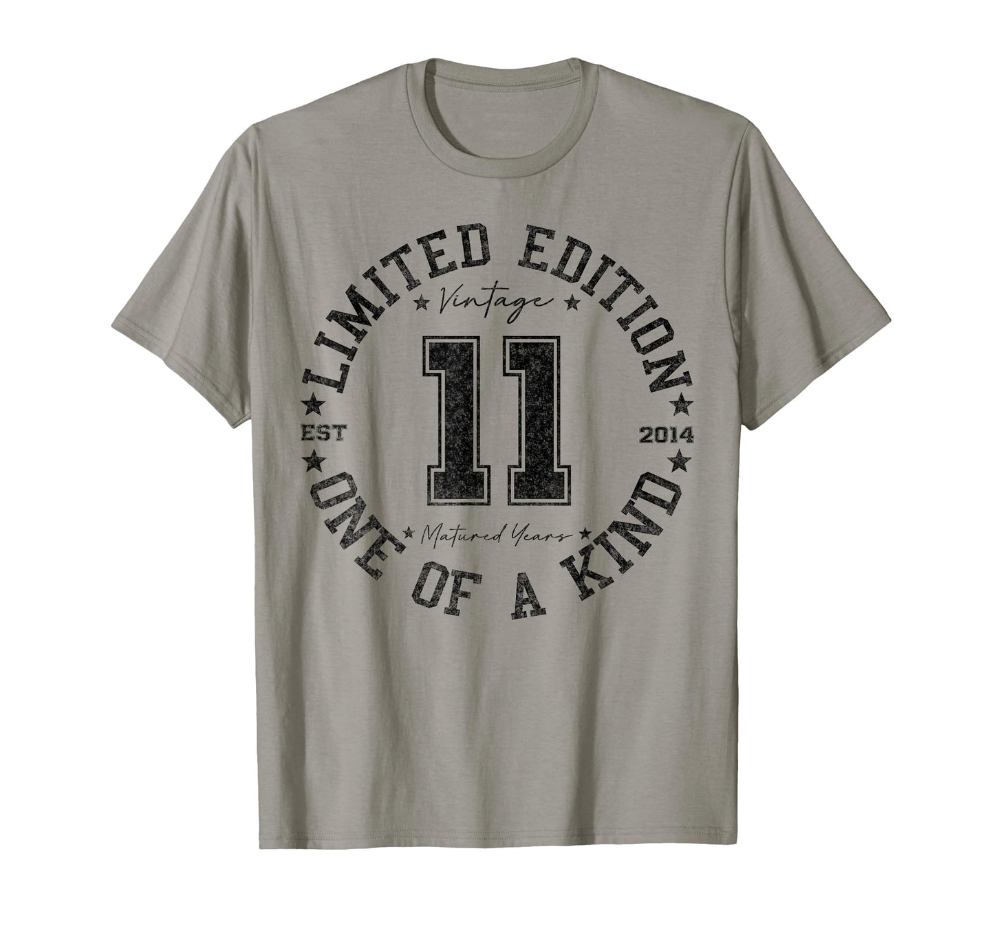11 Year Old Gifts Vintage 2014 Limited Edition 11th Birthday T-Shirt