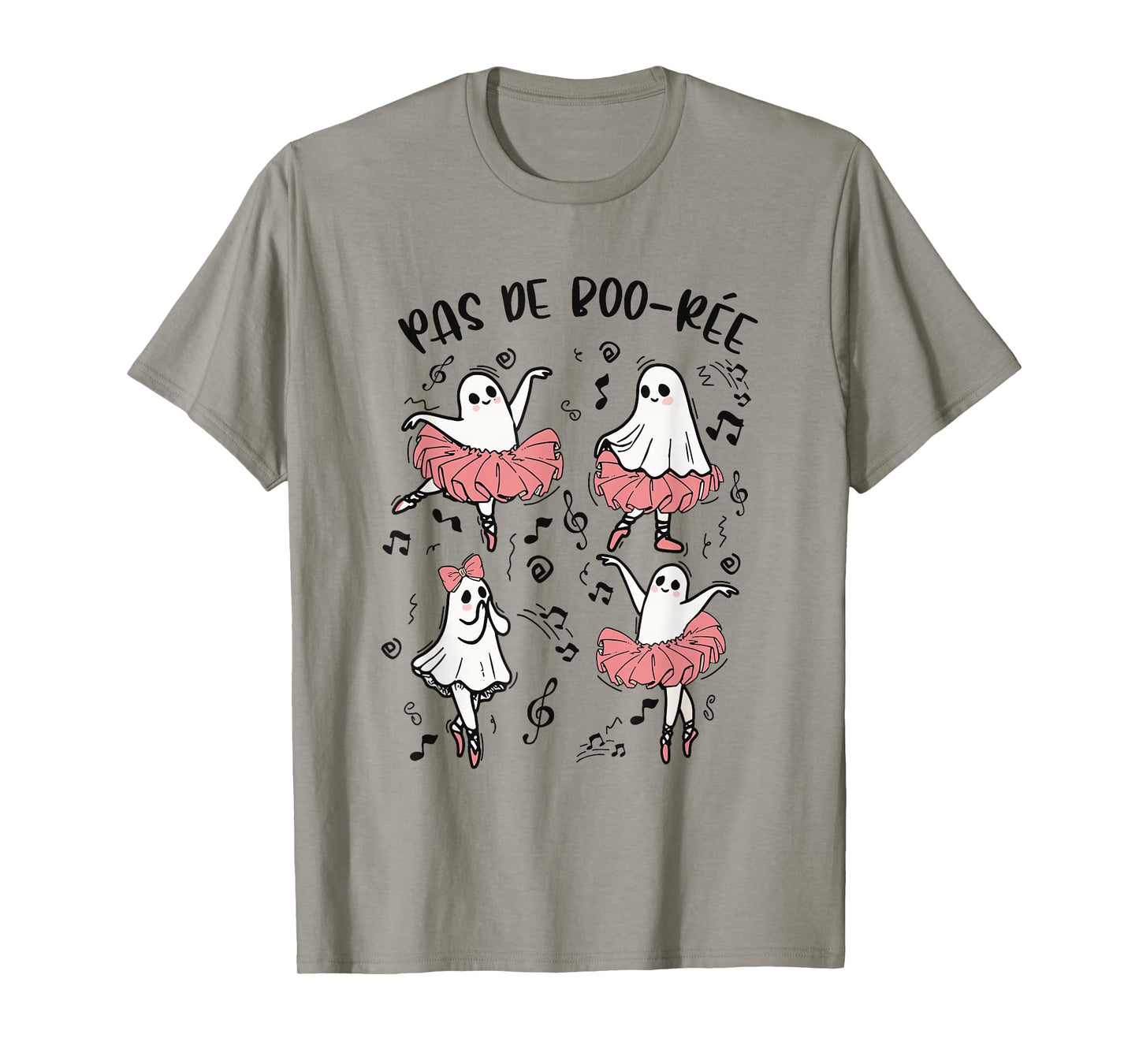 Pas De Boo-rée Ghost Ballet Halloween Ghost Dance Lover T-Shirt