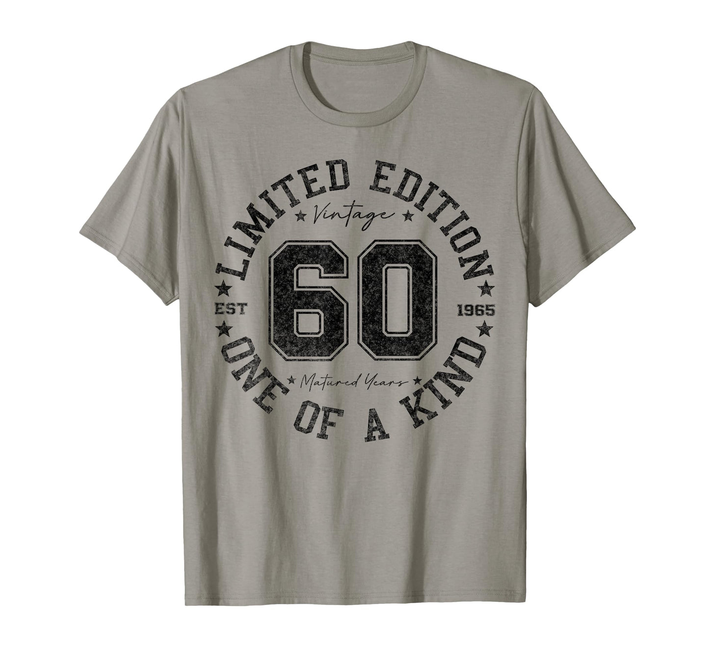 60 Year Old Gifts Vintage 1965 Limited Edition 60th Birthday T-Shirt